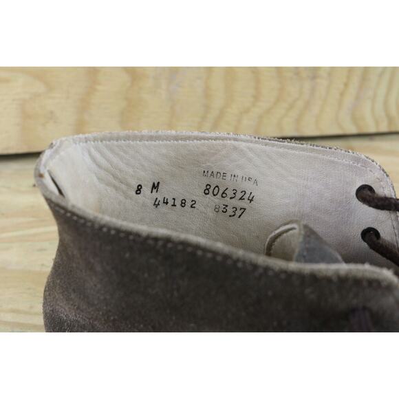 Allen Edmonds Hayden Mens Size 8 M Leather Green Brown Chukka Boots Shoes USA - Picture 8 of 8